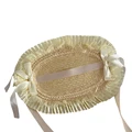 pleated bow