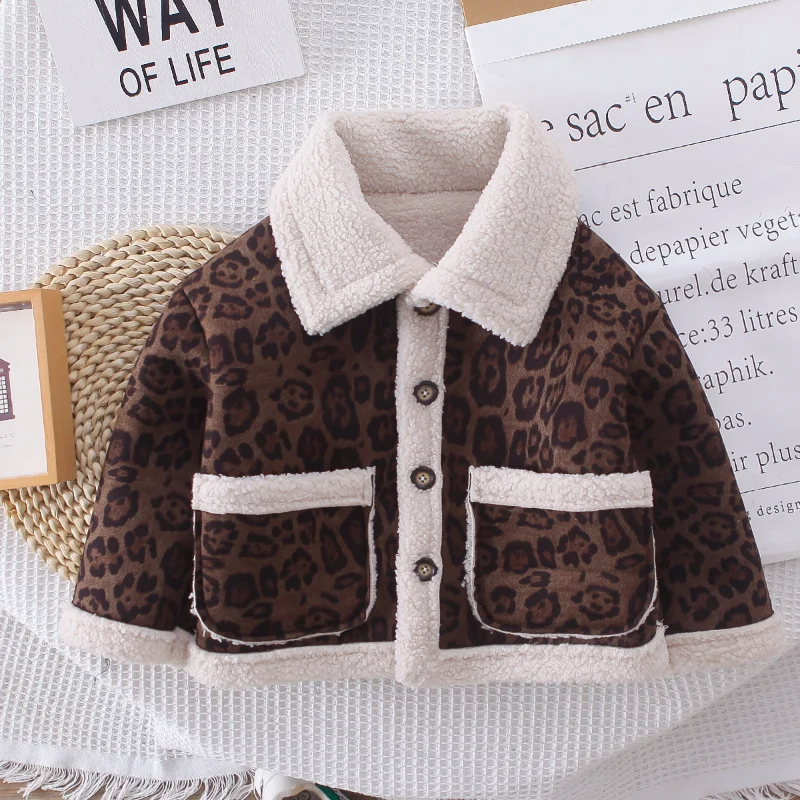 Nueva ropa de invierno para bebés, abrigo para niños, chaqueta gruesa y cálida de manga larga para niños, ropa para niñas pequeñas, disfraz infantil de moda - imagen 2