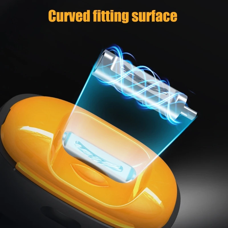 Cortauñas eléctrico automático XXFE para bebé, cortauñas eléctrico recargable de 2 velocidades con almacenamiento de restos de uñas - imagen 5