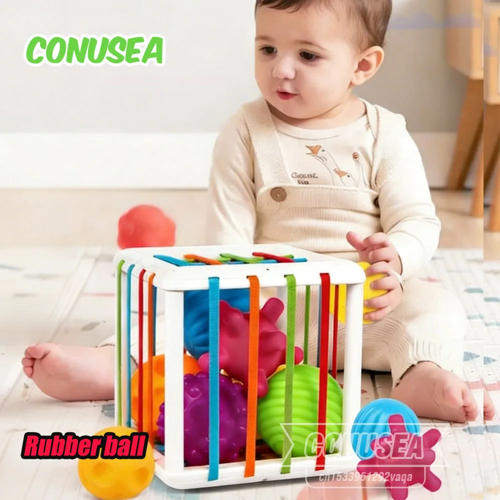 Bloques Montessori apilables para la estimulación sensorial del bebé