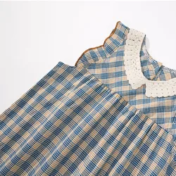 Vestido a cuadros sin mangas para bebé niña – Boutique princesa
