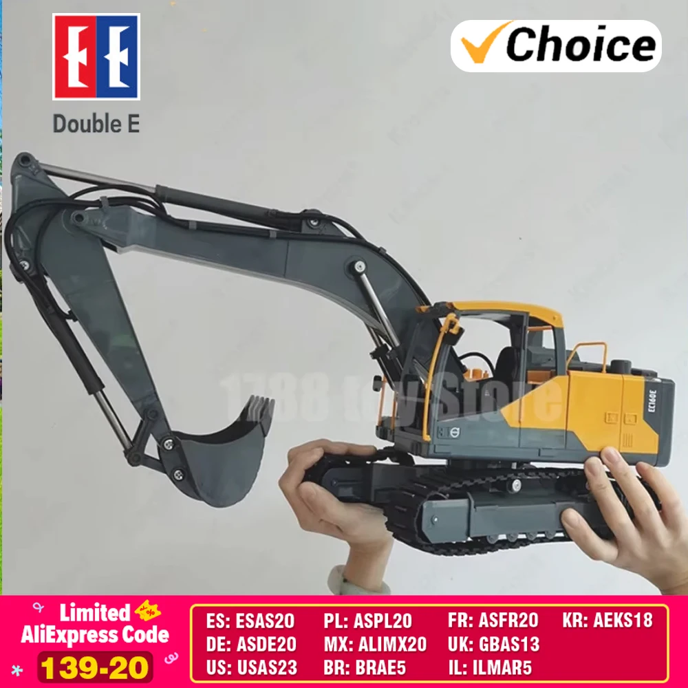 DOBLE E EC160E – Camión de juguete a escala con mando - imagen 2