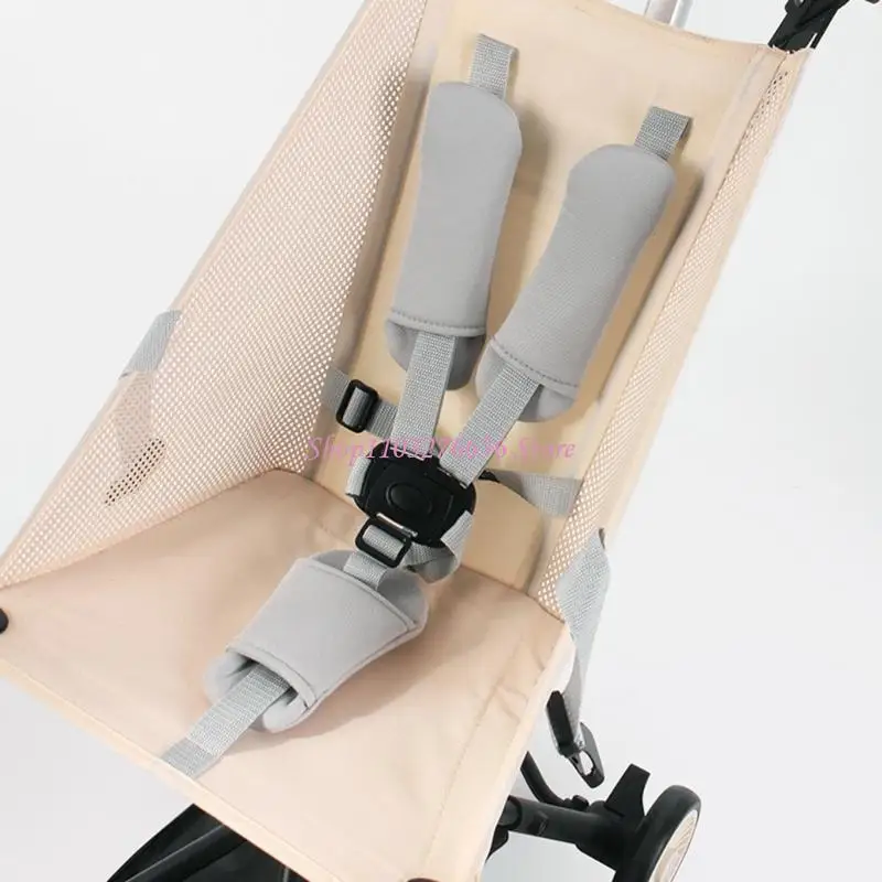 R6FD cochecitos infantiles, almohadillas cómodas para hombros, fácil mantenimiento, correa para hombro para bebé, acolchado, - imagen 4