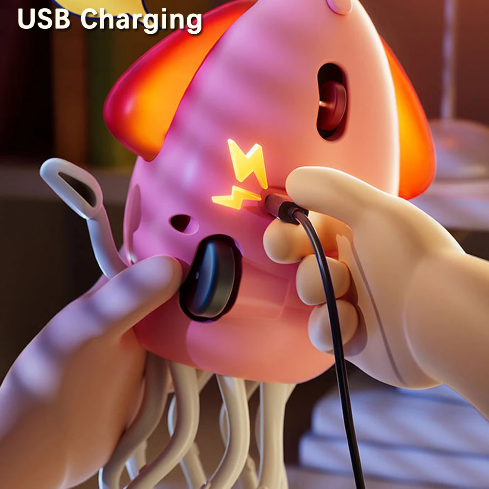 Juguete de pulpo de baile creativo para gatear, detección automática, evita obstáculos, mascota electrónica con luz musical, regalos de Navidad para niños - imagen 5