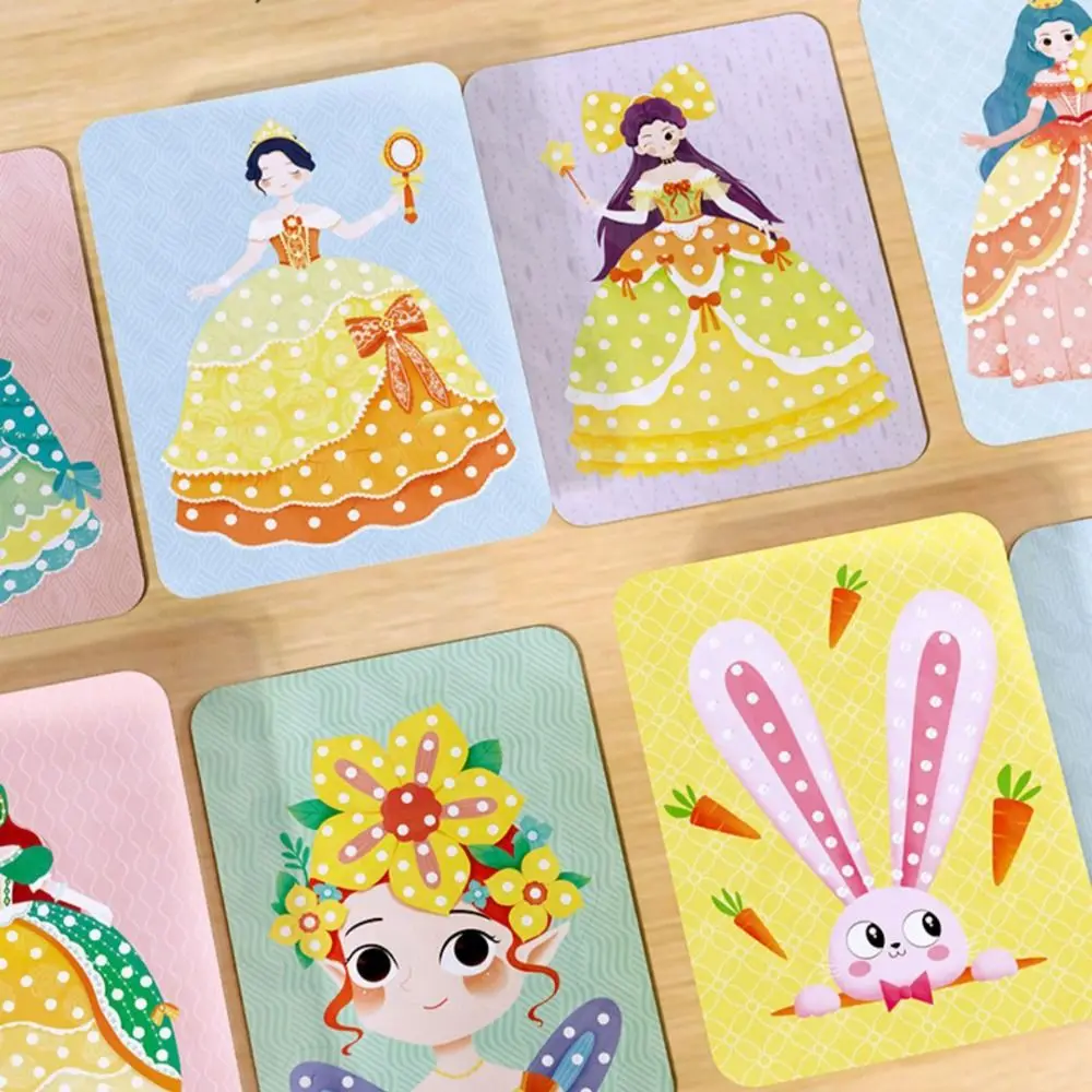 Creative Craft DIY Painting Sticker Educational Princess Fairy Magical Art Handmade Dress Up Game Art Craft - imagen 5