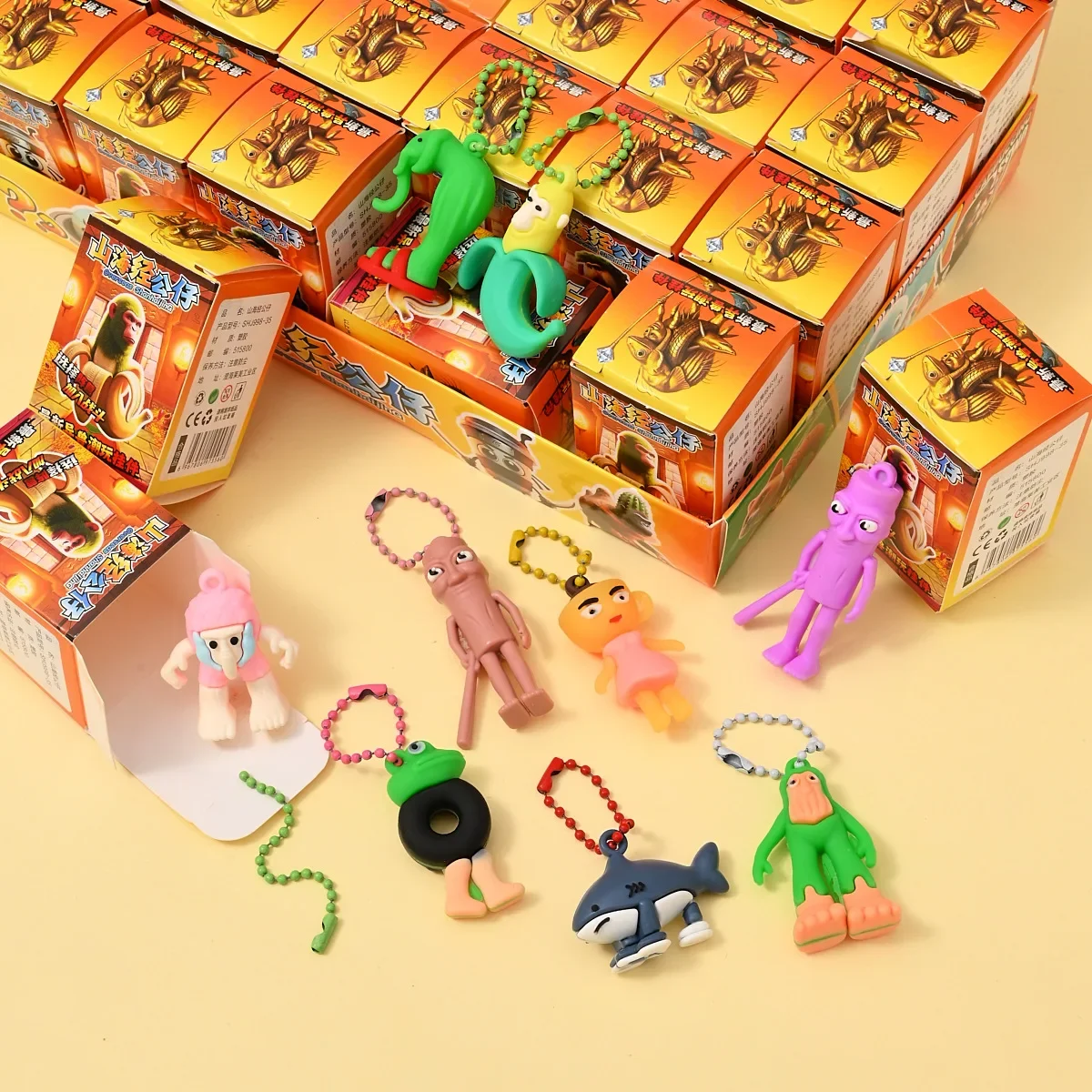 24 Uds. Llavero de caja ciega italiana Brainrot Tungtung Sahur Tralalelo Tralala Brr Brr Patapim llavero colgante caja ciega Juguetes - imagen 2