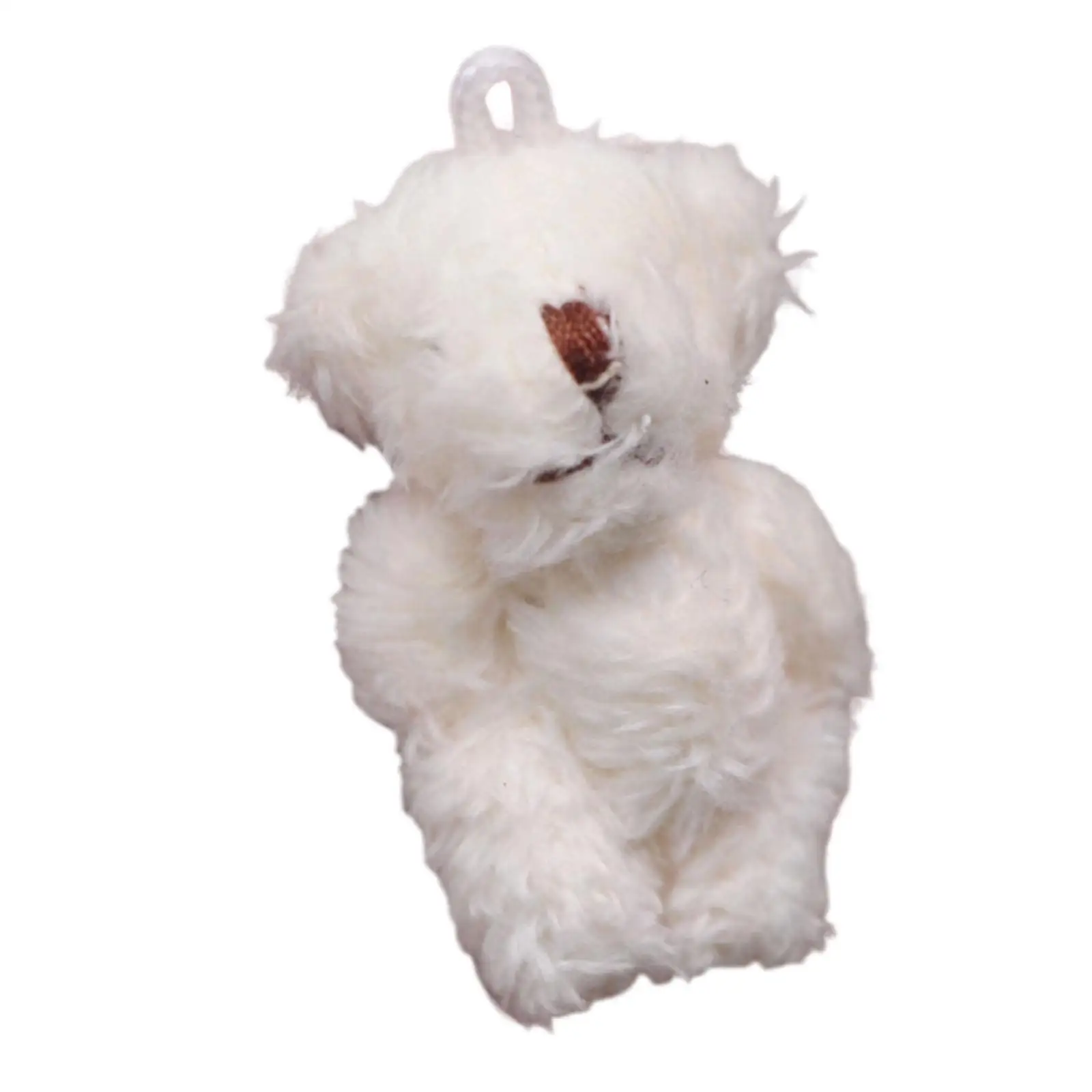 Doll House Bear 1:12 Livingroom Micro Landscape Playset Ornament Miniature Dollhouse Stuffed Bear Kids Toy Dollhouse Decoration