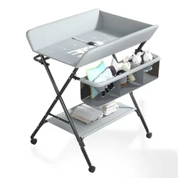 Mesa cambiador bebé plegable lavable para baño y cambio