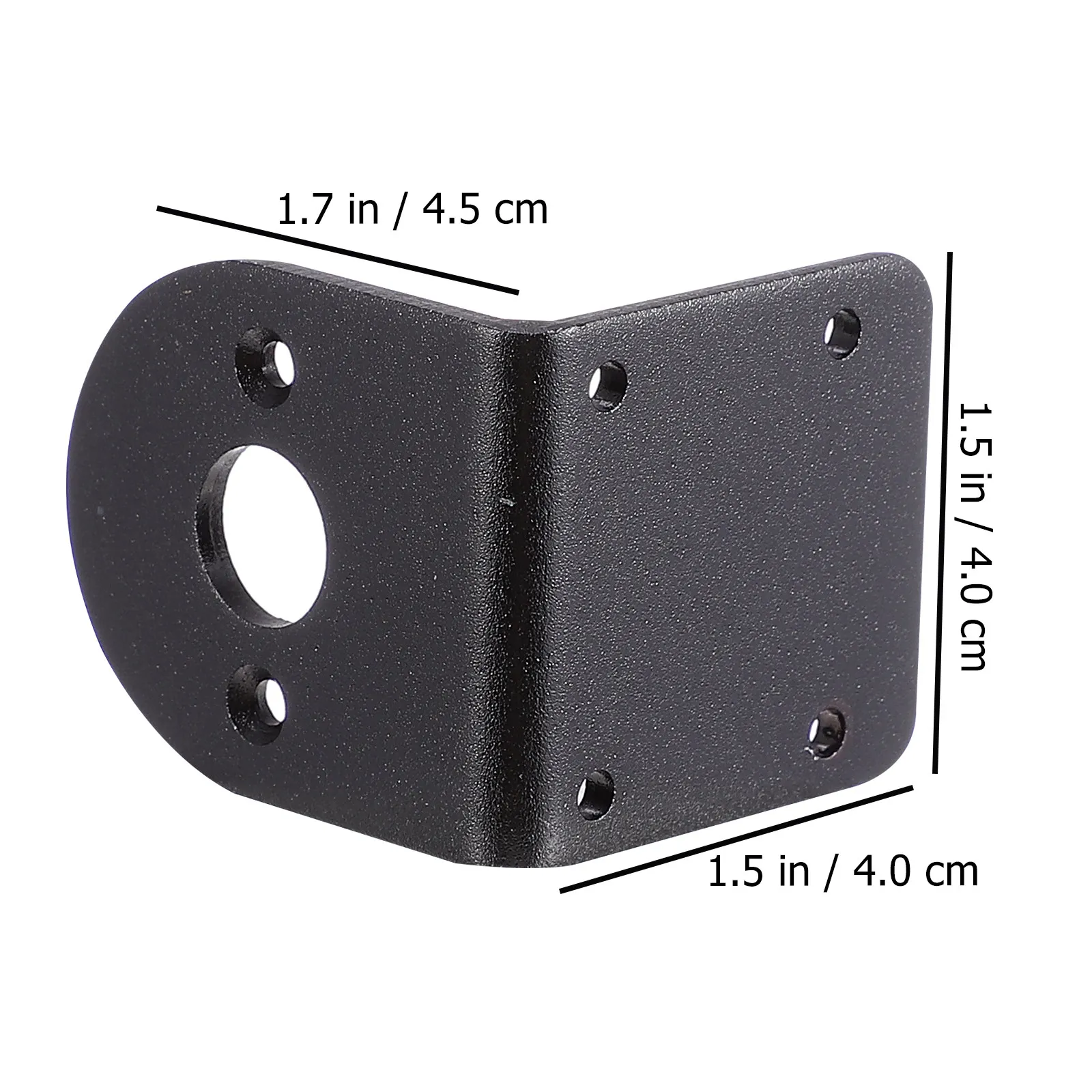 Soporte aluminio motor engranajes – Montaje horizontal resistente - imagen 2