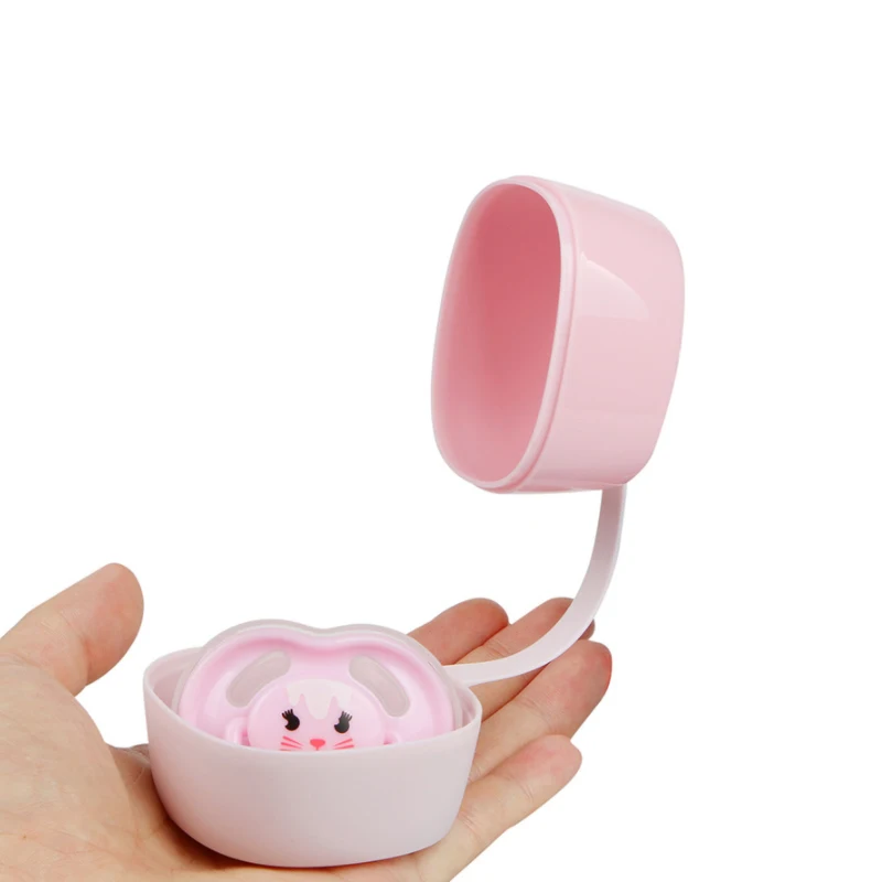 Caja portátil para chupetes y mordedores con funda antipolvo para viajes - imagen 2