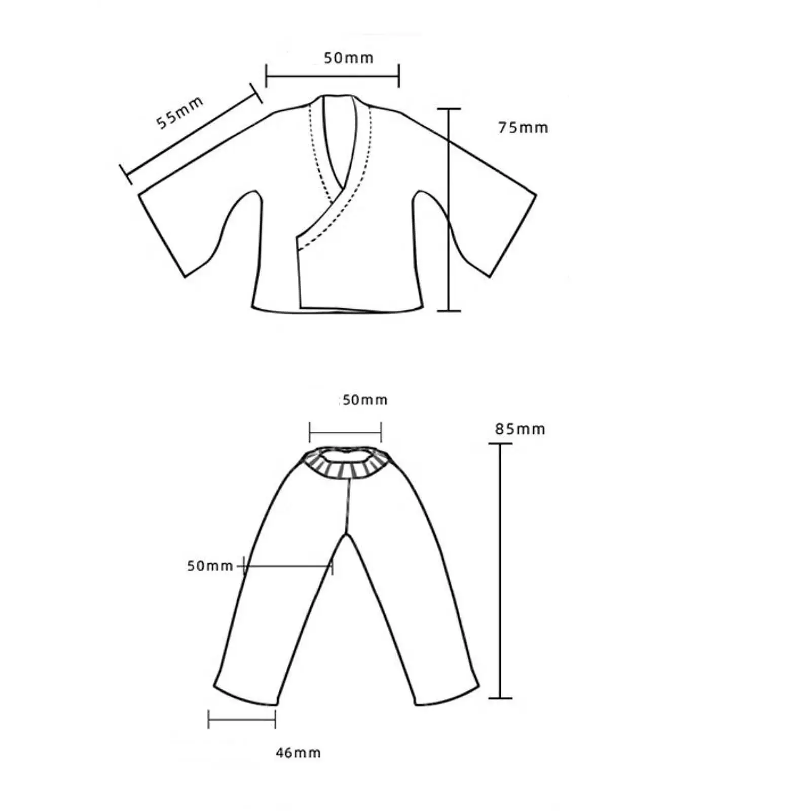 2 Pieces Male Figure Clothing ,1:12 Sacle Fashion Classic Outfit, Handmade, Miniature Pants and Coat ,for 6'' Action Figures