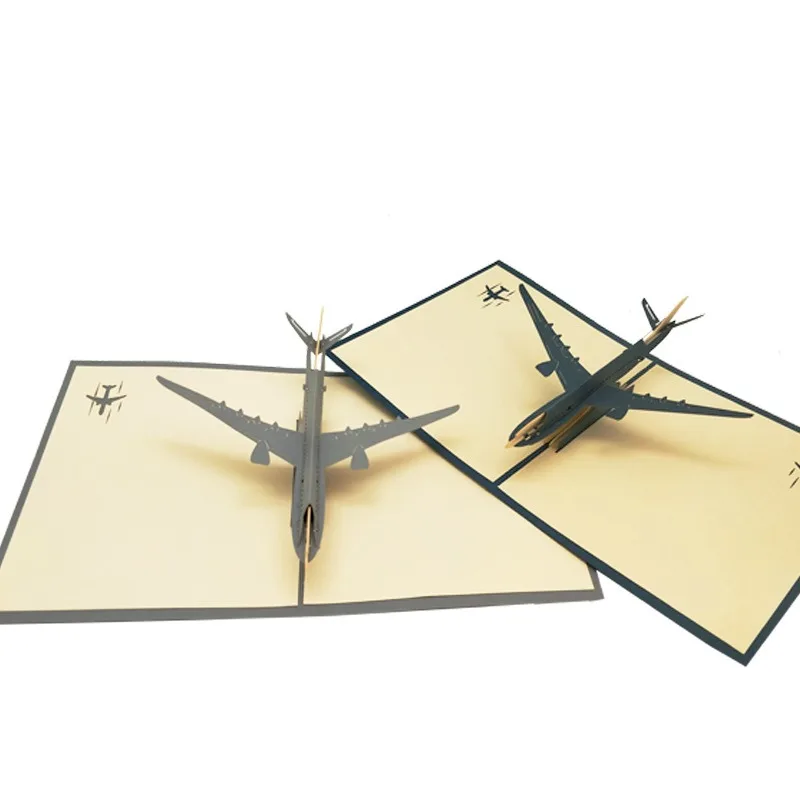 ZYF Tarjeta 3D de avión plegable – Regalo creativo de cumpleaños - imagen 4