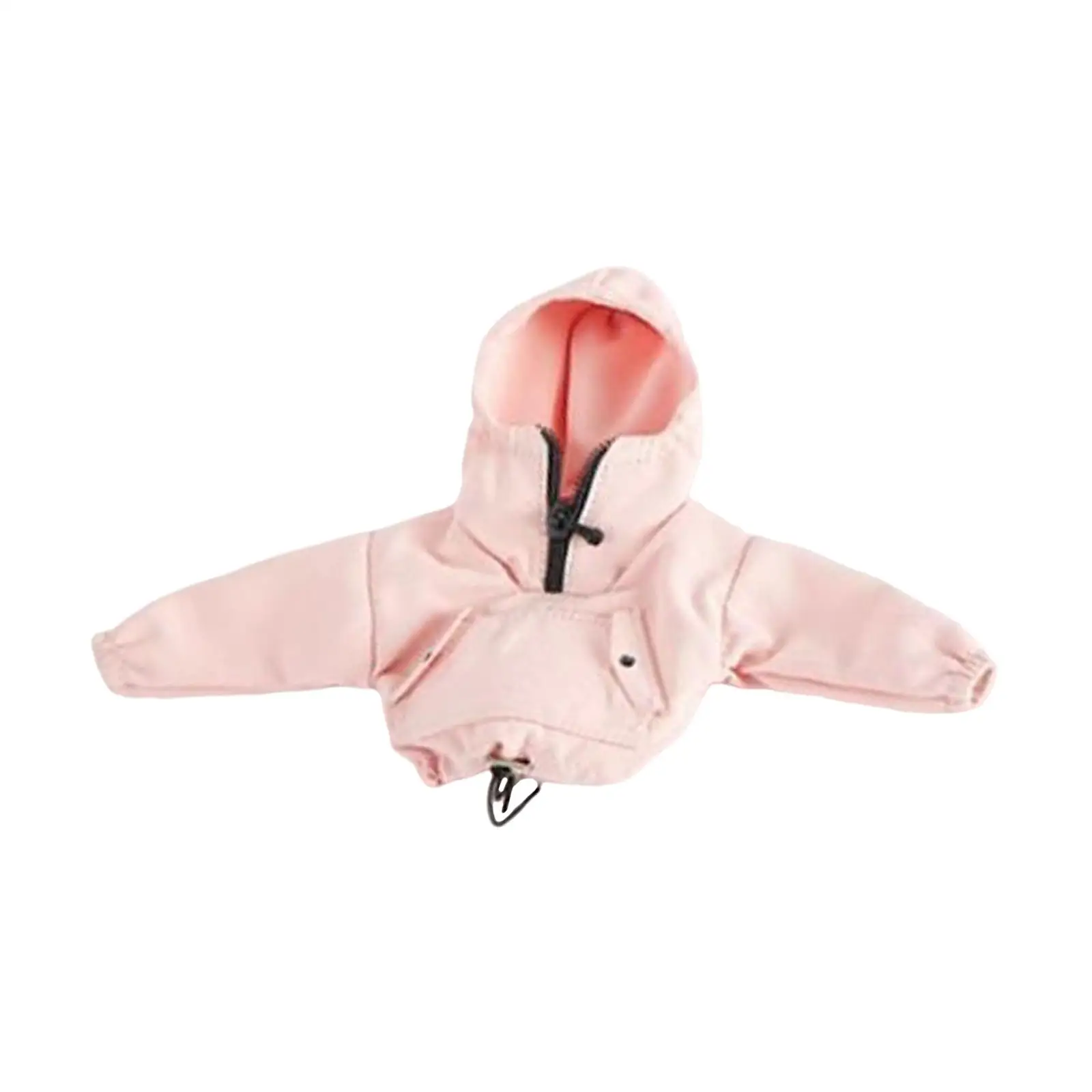 Miniature Hoodie Costume Casual 1:12 Male Figure Clothes Outfits Handmade for