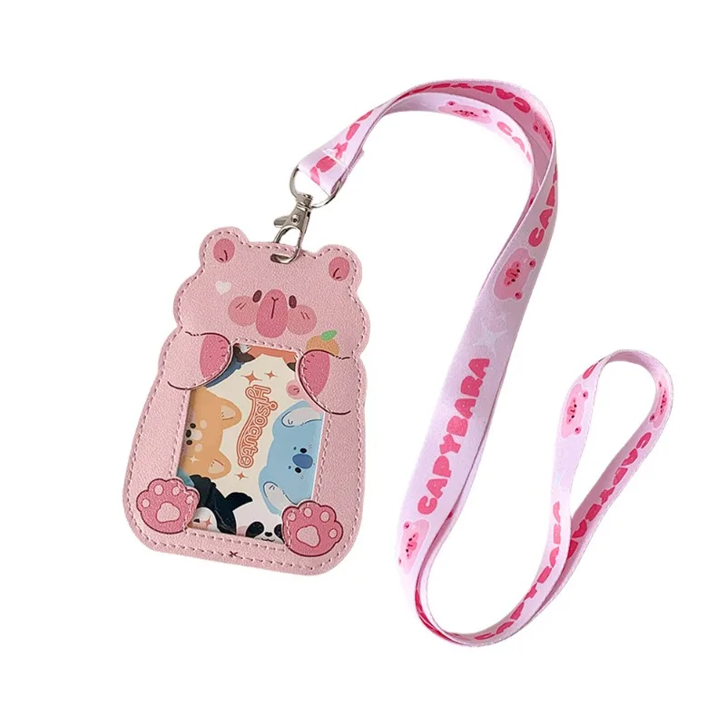 Soporte tarjetas cordón animal – Estuche bus Kpop resistente arañazos