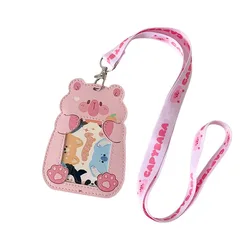 Soporte tarjetas cordón animal – Estuche bus Kpop resistente arañazos