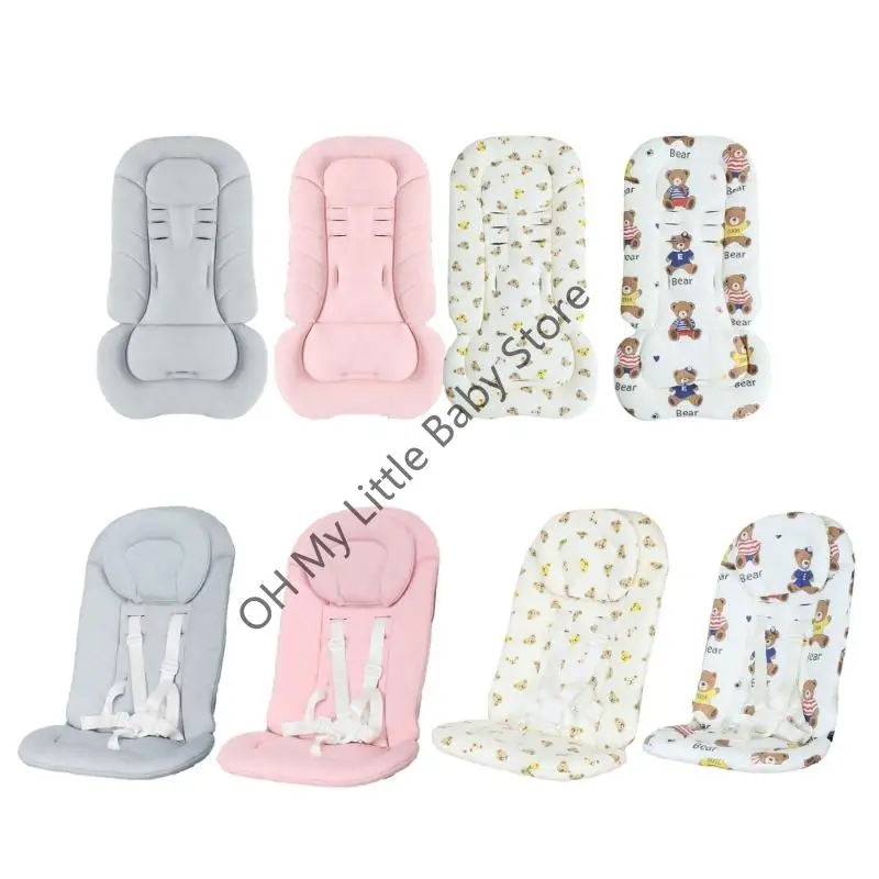 Almohadilla protectora para asiento cochecitos poliéster M76C, cojín para asiento diseño transpirable, fácil para uso