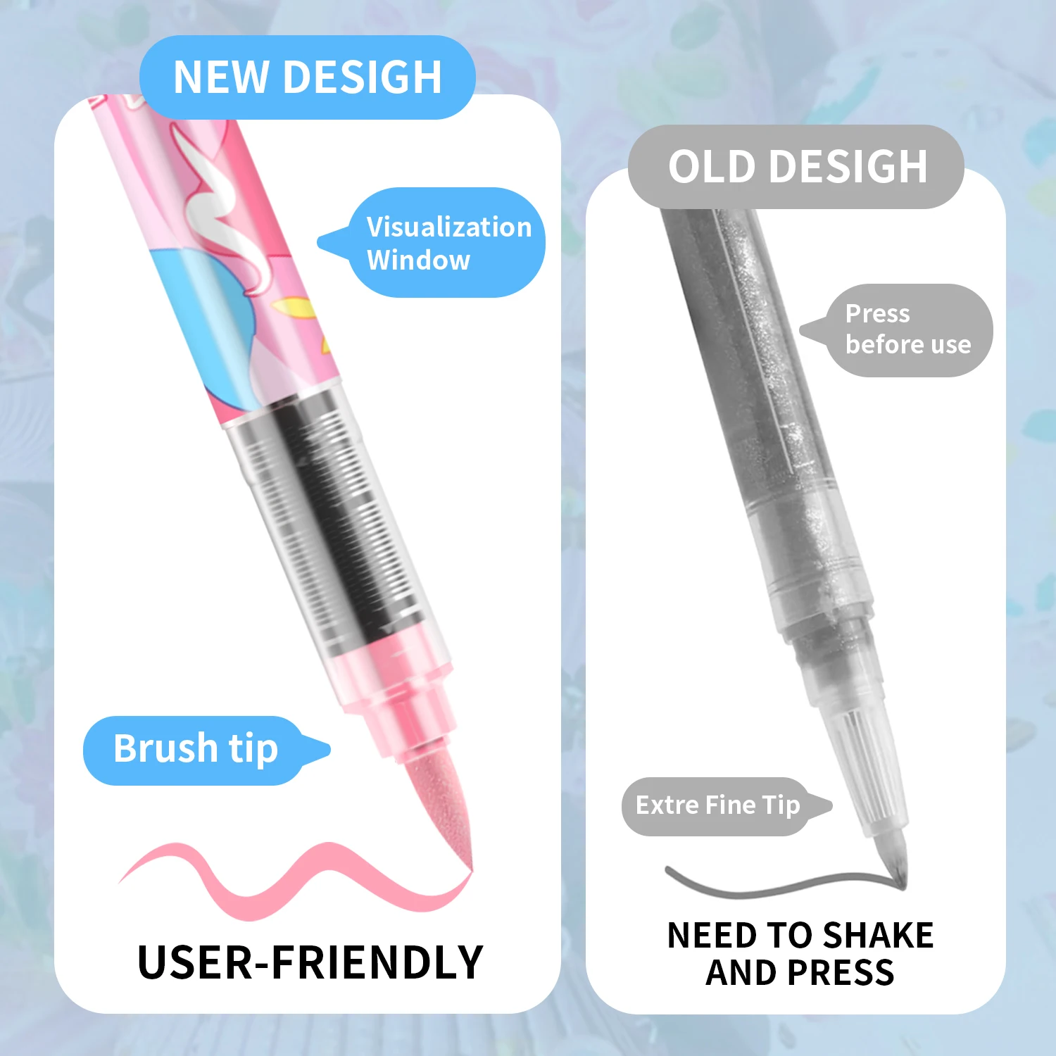 Rotuladores de pintura acrílica, juego de la serie Macaron, punta de pincel suave a base de agua, para madera, lienzo, pintura de roca, vidrio, manualidades Diy, pintura de tela - imagen 5