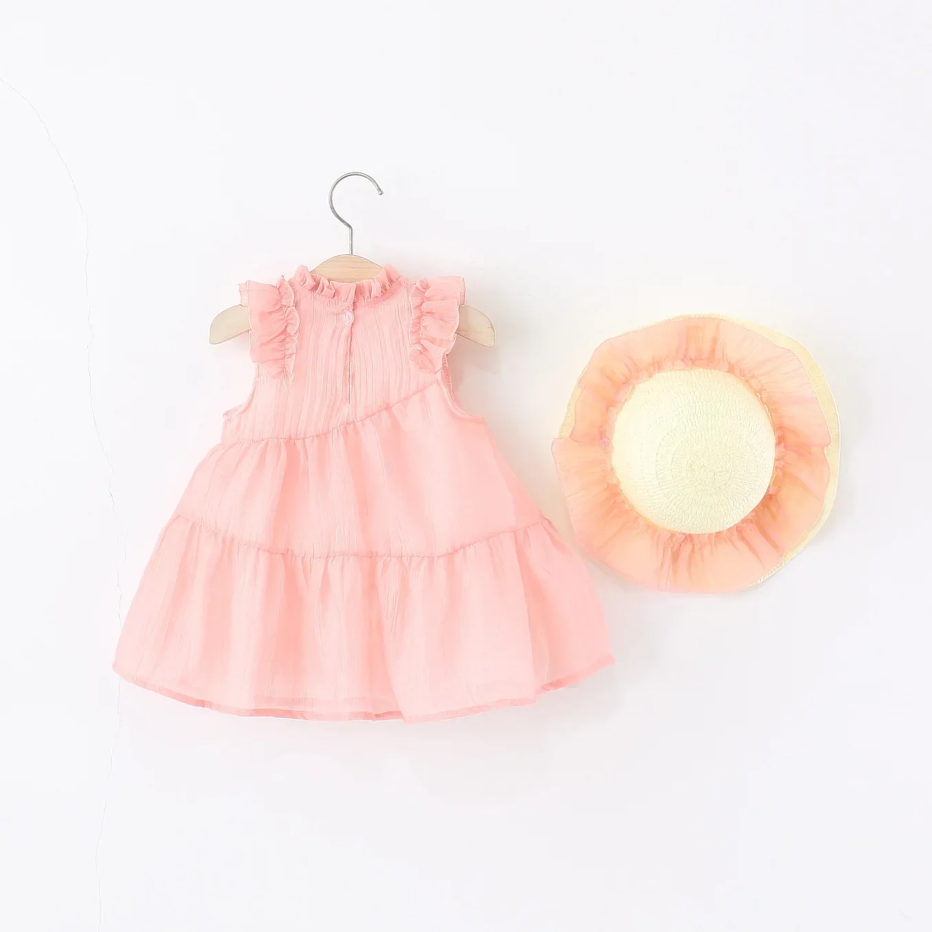 Vestido de verano niña de algodón sin mangas estampado floral - imagen 4