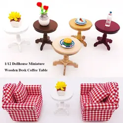 Minicasa de muñecas con mobiliario de madera – Juguete infantil