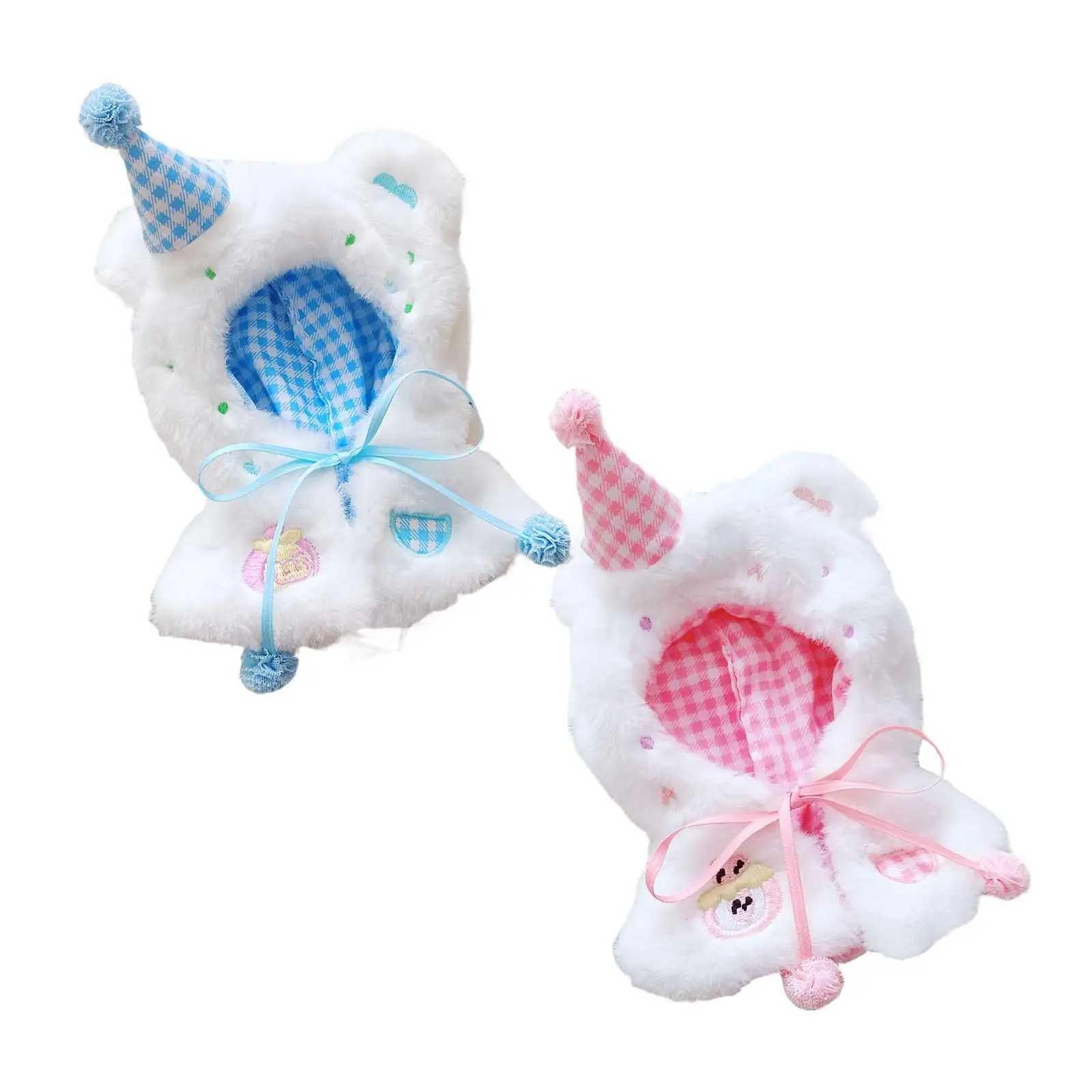 15cm Plush Doll Clothes Stylish Soft Stuffed Plush Accessories Comfortable Cute Plush Doll Accessories Doll Shawl Clothing