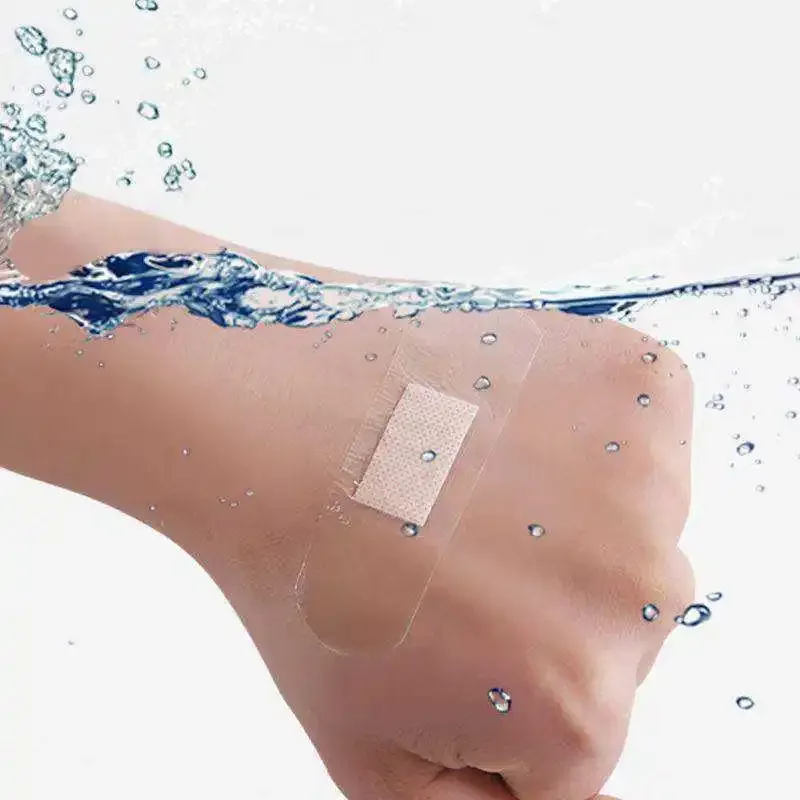 160 unids/lote niños tirita transparente impermeable transpirable vendaje adhesivo botiquín de primeros auxilios yeso tirita de primeros auxilios - imagen 4