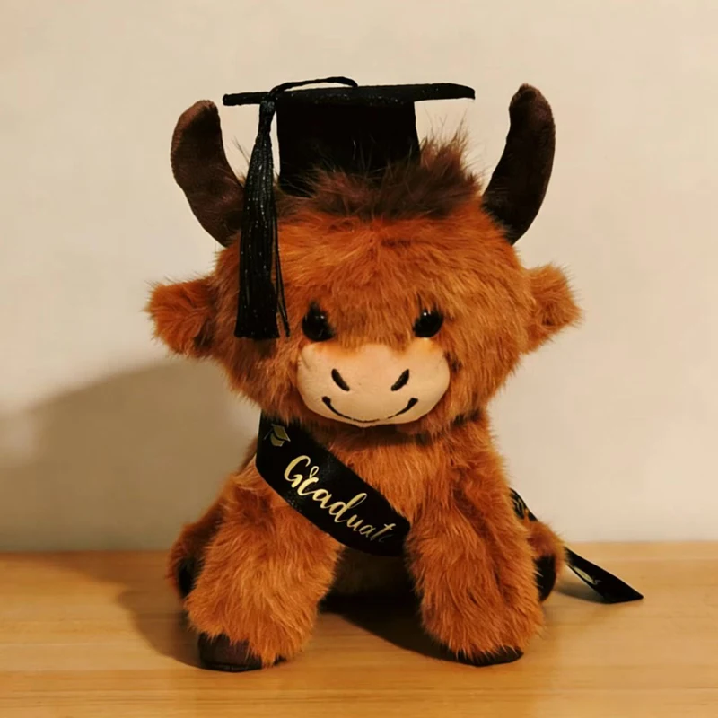 Peluche vaca Highland – Regalo de graduación original - imagen 5