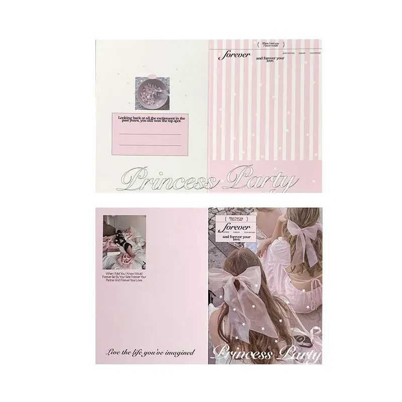 10 Uds. De fundas de papel duras para tarjetas de papel plegables Ins, tarjetas fotográficas, embalaje protector, regalo, Material DIY, bolsa opp: - imagen 5