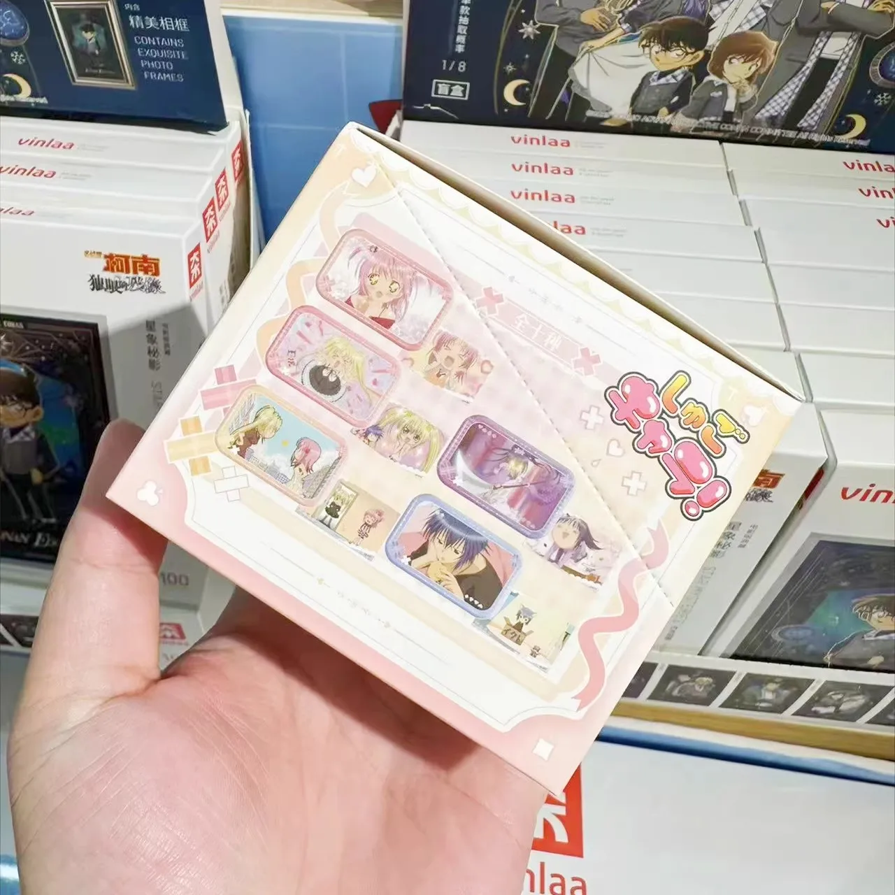 Caja sorpresa Shugo Chara con pin cuadrado coleccionable