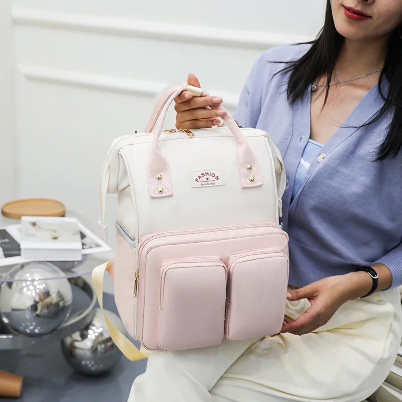 Bolsa de mamá impermeable de gran capacidad para viaje y maternidad - imagen 4