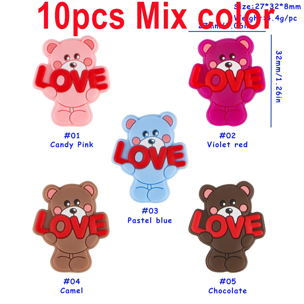 10pcs Mix color