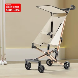 Coche de bebé plegable ultra ligero y compacto para paseos urbanos