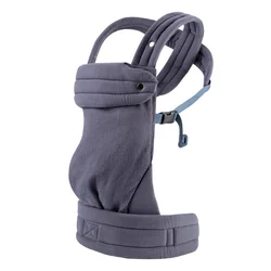 Portabebé ergonómico de lino para recién nacido con soporte lumbar
