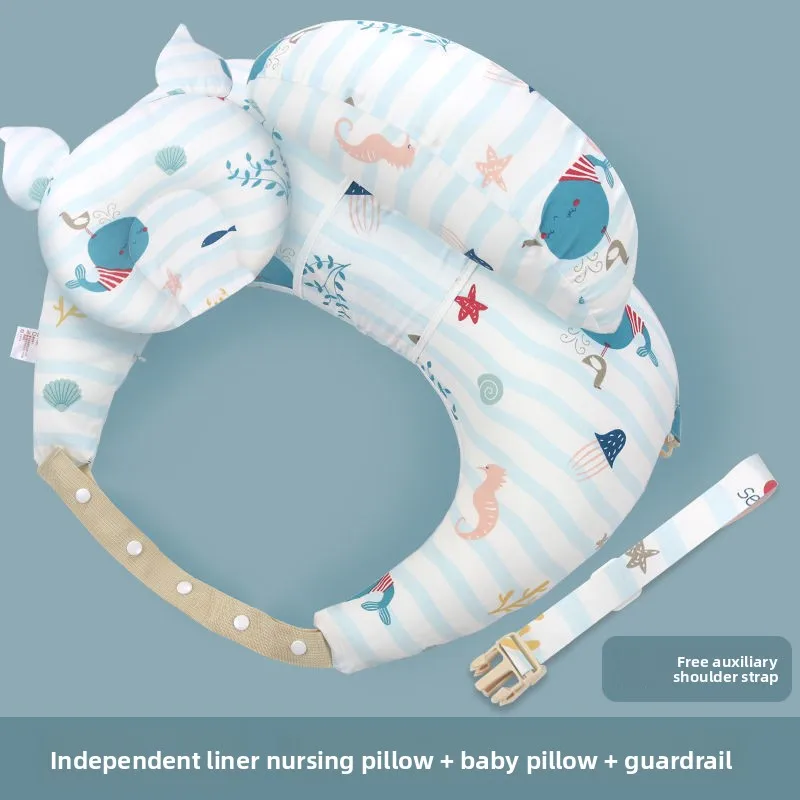 Almohada de lactancia con soporte lumbar y funda lavable - imagen 3
