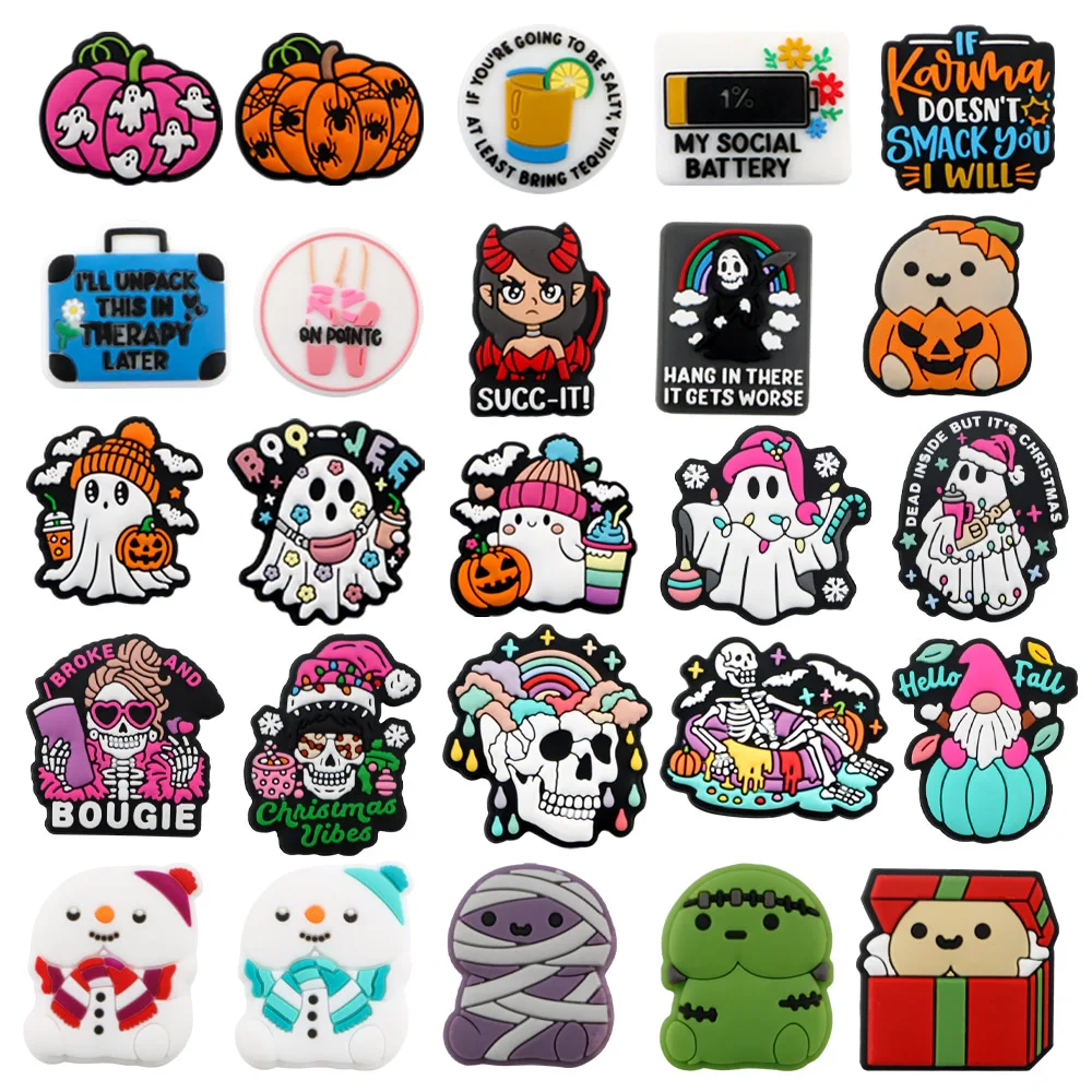 5/10 Uds. Nuevos animales de dibujos animados serie Halloween cuentas focales de silicona para fabricación de joyería DIY llavero pulsera accesorios de joyería