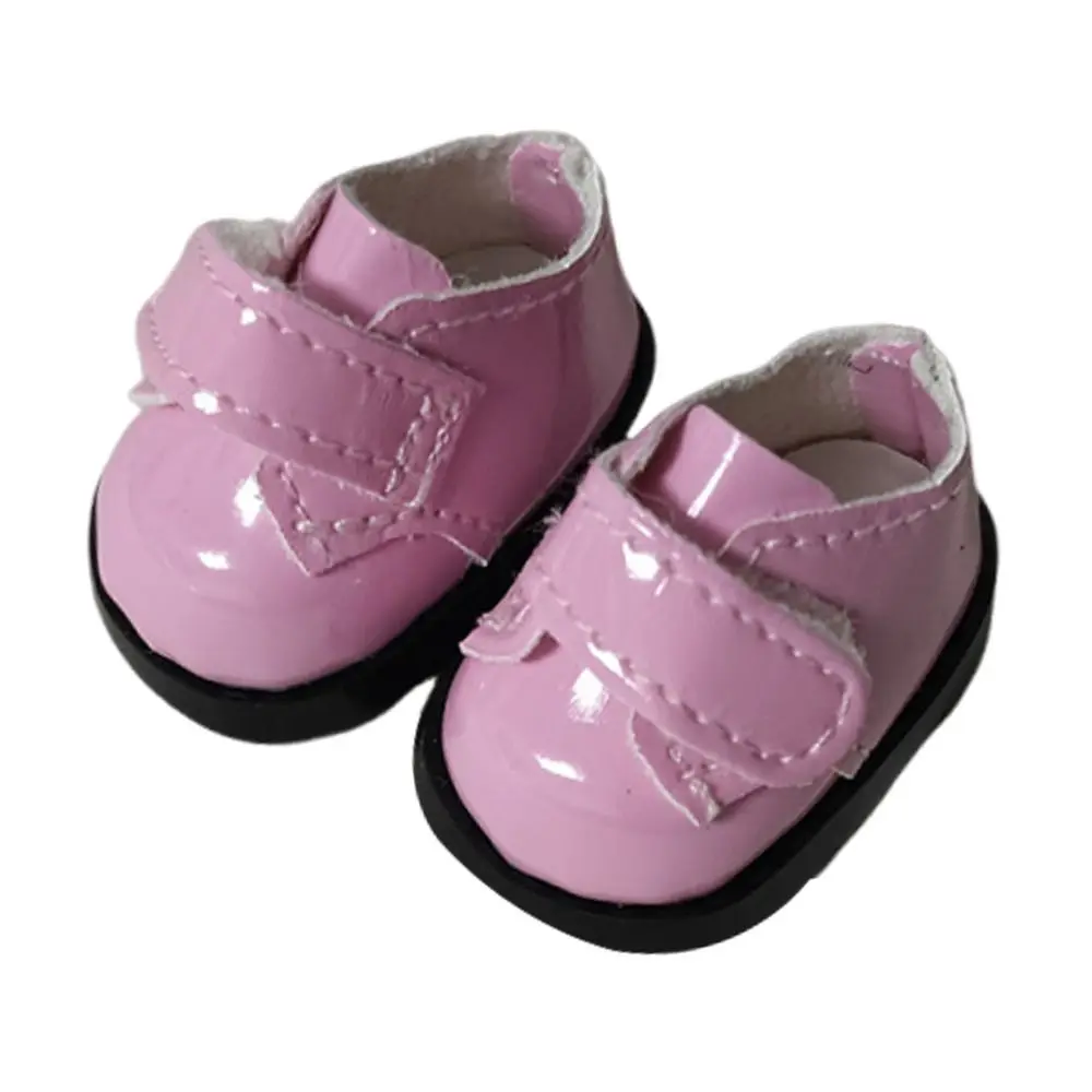 Zapatos de muñeca Labubu de 3,8 CM para 17CM, Material de cuero, zapatos de muñeca de varios estilos hechos a mano DIY para accesorios de muñeca Labubu, juguetes para muñecas - imagen 2