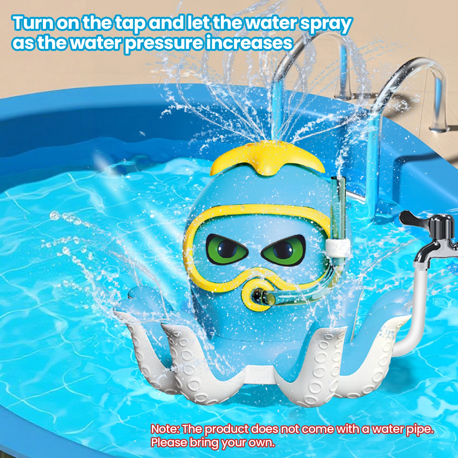 Molino de agua infantil con rociador para jardín – Juguete veraniego - imagen 5
