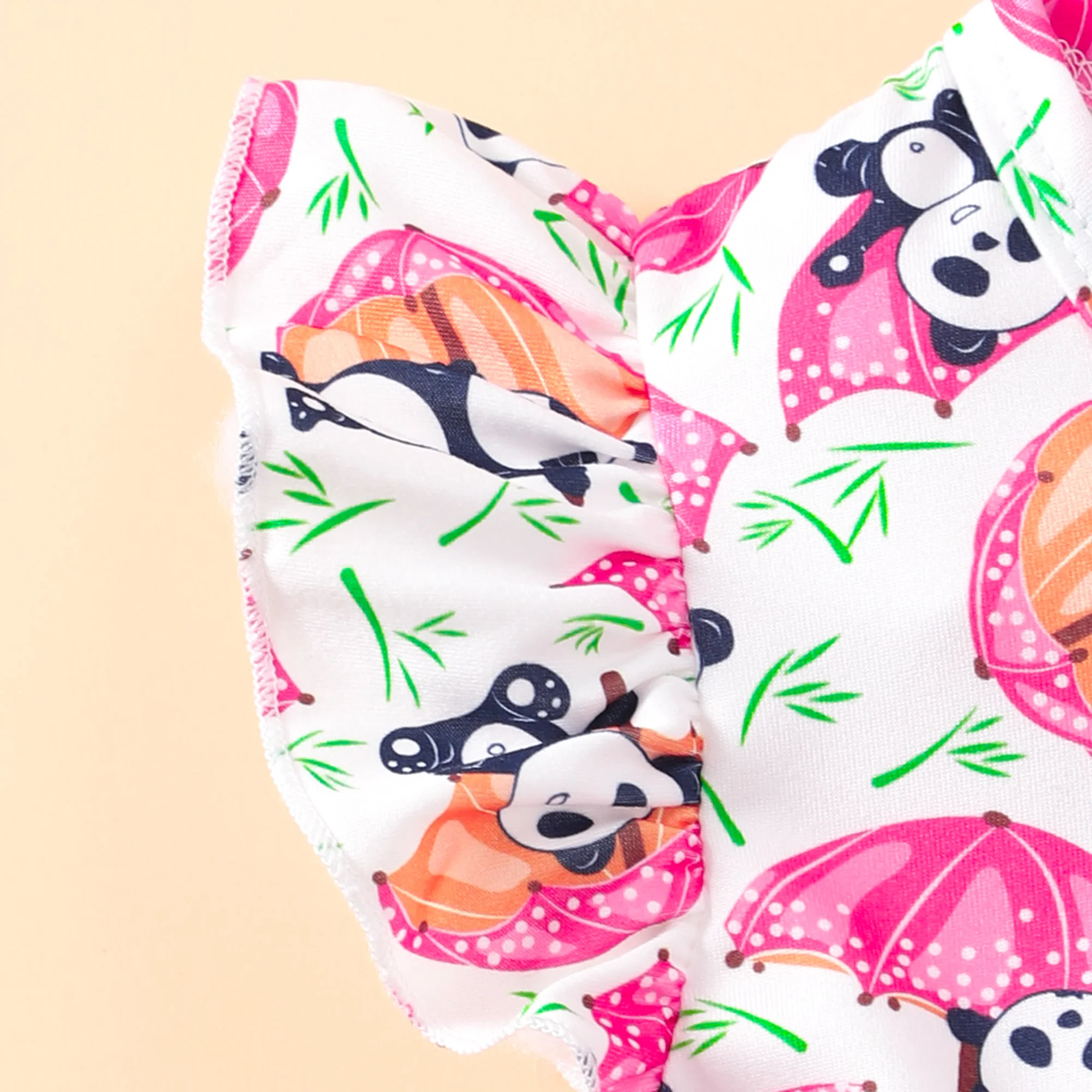 Vestido de verano para niñas 3-7 años con panda - Manga corta - imagen 5