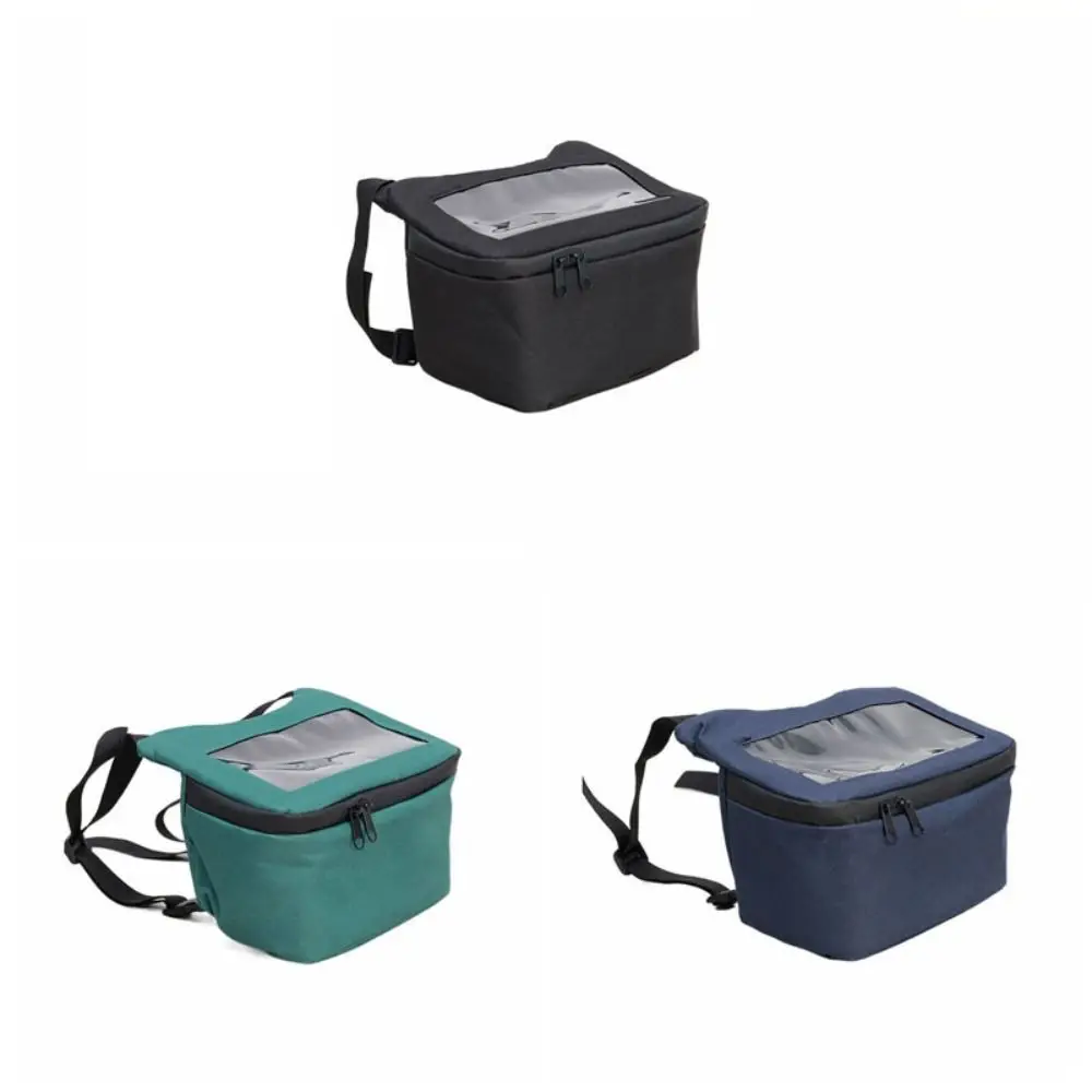 Bolsa impermeable para bicicleta con gran capacidad y ventana frontal