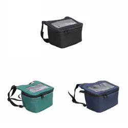 Bolsa impermeable para bicicleta con gran capacidad y ventana frontal
