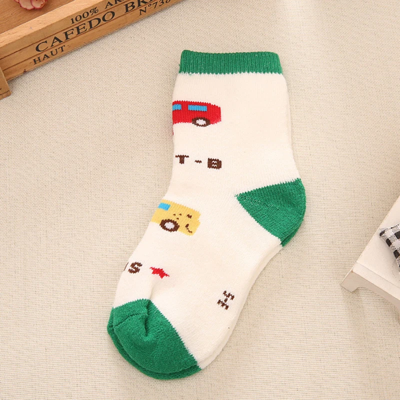 Calcetines para niños de algodón suave - Estampado de dibujos - imagen 4