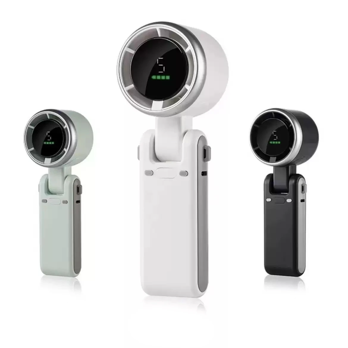Ventilador mini plegable con pantalla digital inteligente - imagen 2