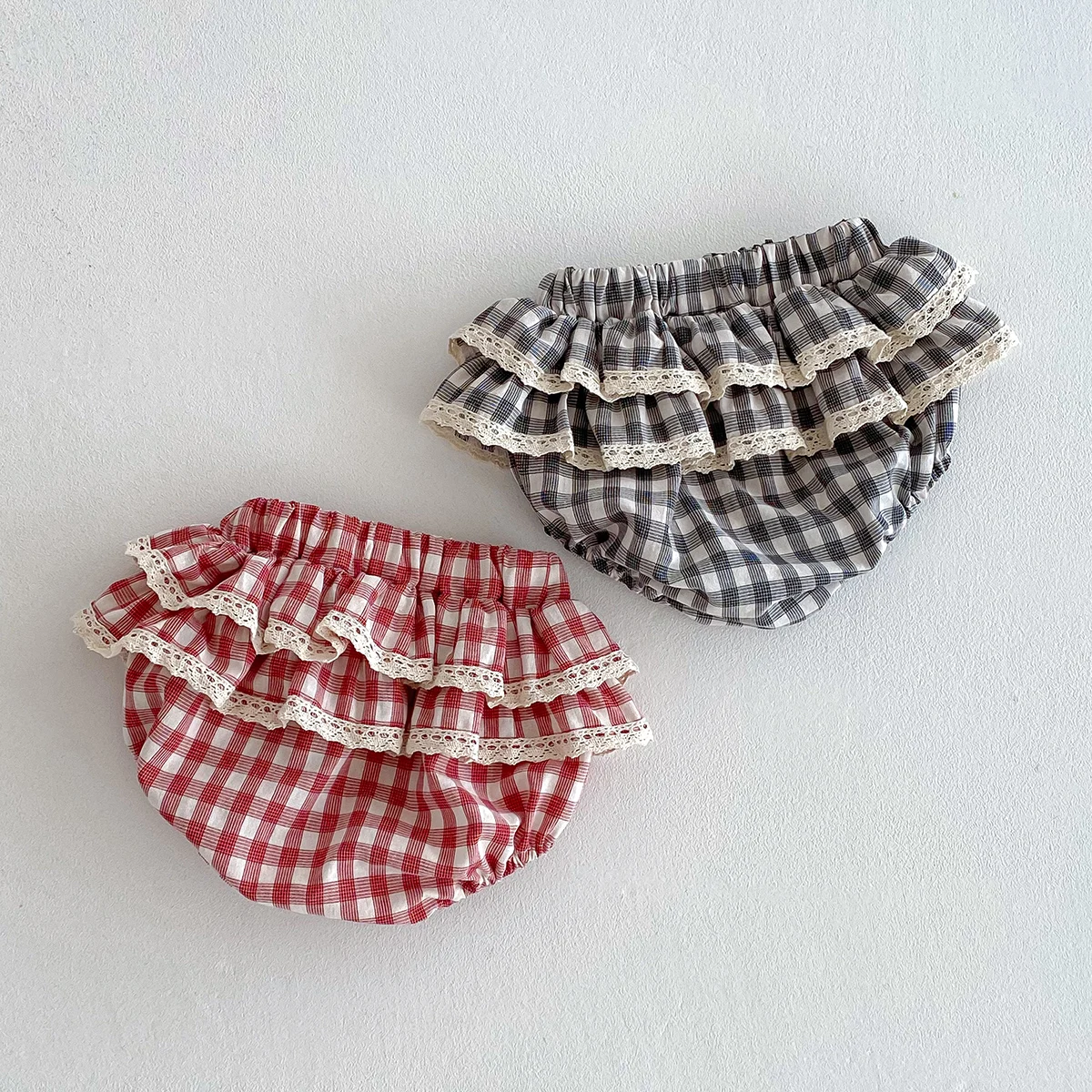 Falda tutú de encaje con volantes para niña – Verano