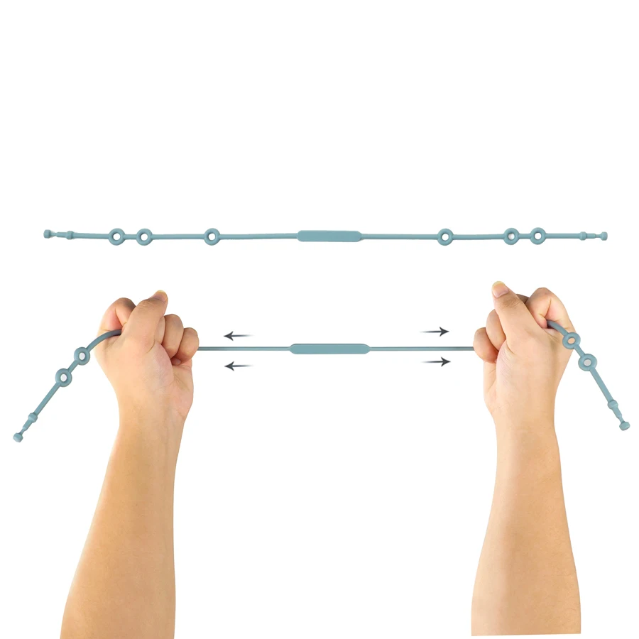 Clips para chupete de bebé, cadena de dentición de silicona suave, juguete para bebé, soporte ajustable para pezones, Clip para chupete, accesorios para cochecito de bebé - imagen 4