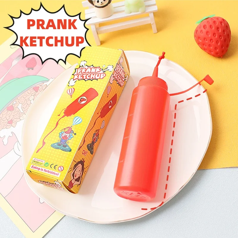 Squirt Ketchup-trucos de Magia de mostaza, juguetes de broma para el Día de los tontos, accesorio de Magia, ilusiones de calle de primer plano, trucos, accesorios para mentalismo