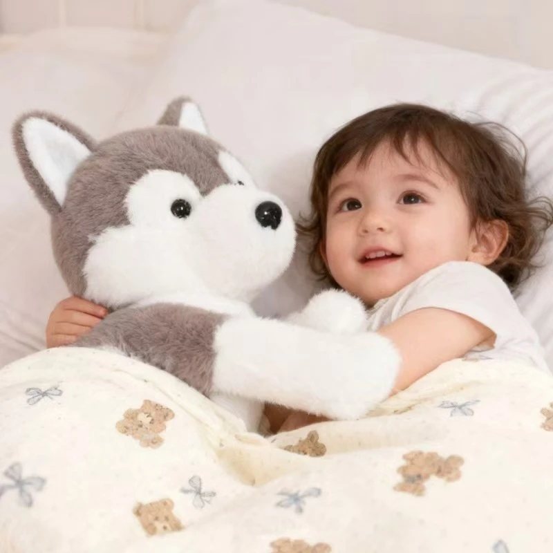 Peluche realista de perro suave para niños – Compañero tierno