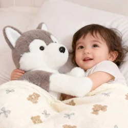Peluche realista de perro suave para niños – Compañero tierno