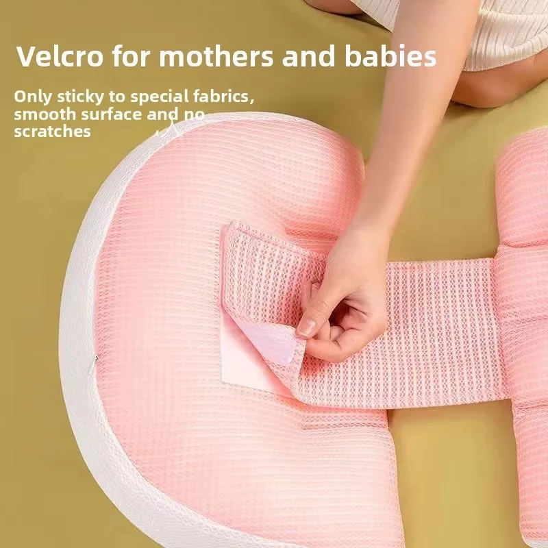 Almohada para embarazadas, protección de cintura, almohada para dormir lateral, soporte para embarazo, almohada para amamantar, almohadilla de artefacto, accesorios para bebés - imagen 3