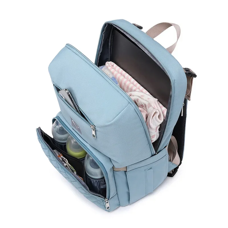 Bolsa de pañales de estilo japonés EG123, mochila de maternidad de gran capacidad repelente al agua, bolsa de viaje informal de tela Oxford para mujer - imagen 2