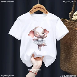 Camiseta estampado animalitos originales para niña