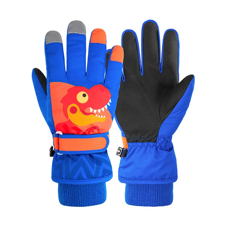 Manoplas de invierno impermeables para bebé – Interior lana coral - imagen 2
